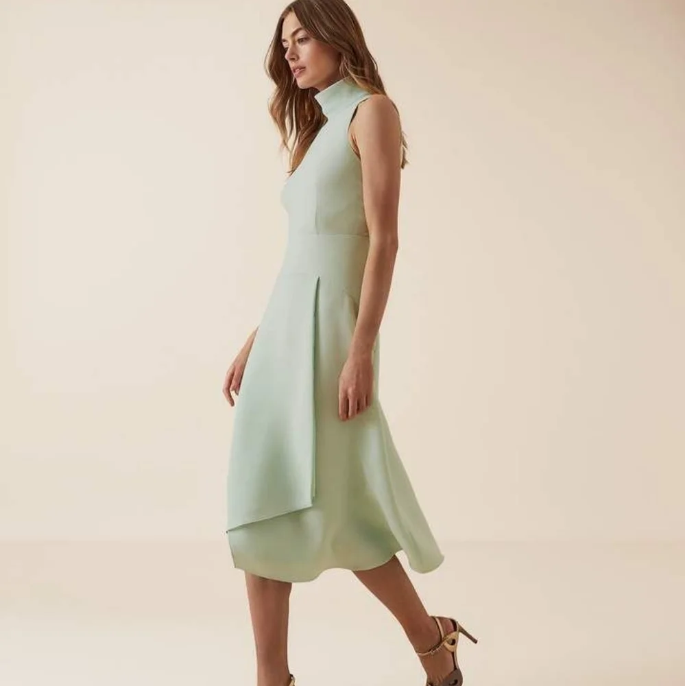 *Bestseller* NWT REISS | Doriana High Neck Dress - Picture 5 of 12